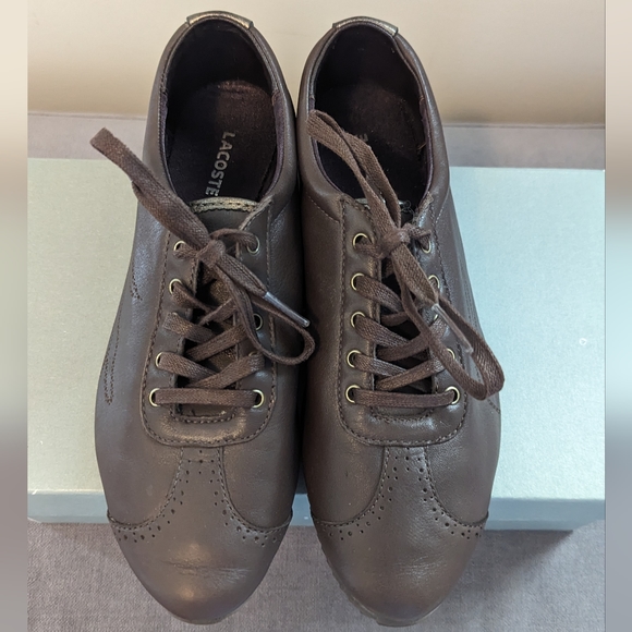 Lacoste Lace Up Trainer Sneaker - Picture 2 of 8